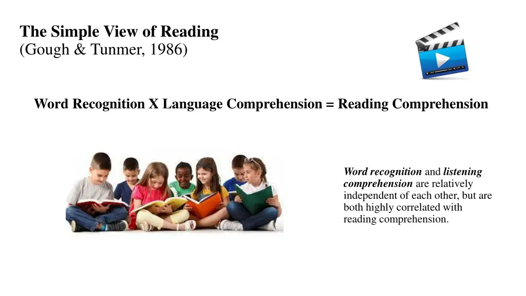 the simple view of reading gough tunmer 1986