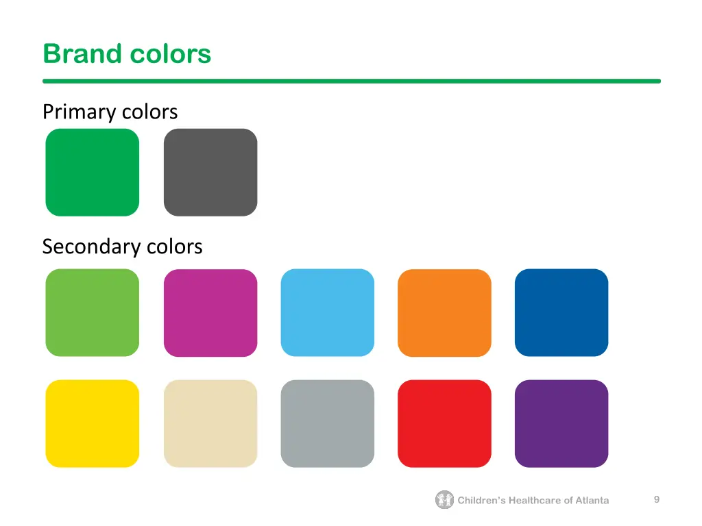 brand colors