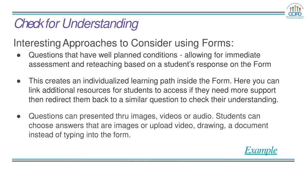 checkforunderstanding