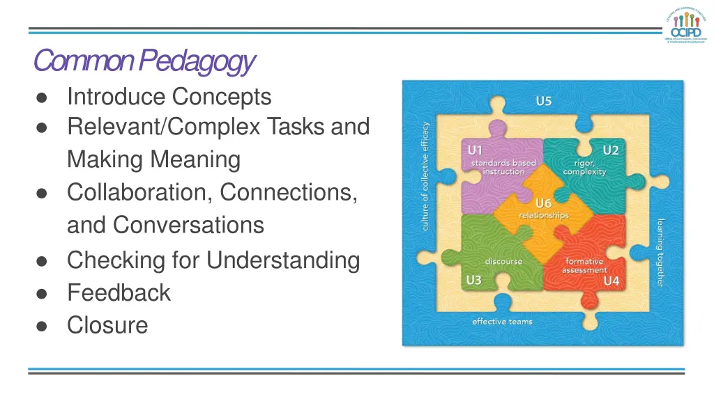 commonpedagogy introduce concepts relevant