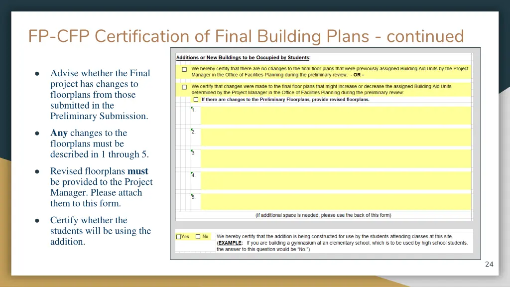 fp cfp certification of final building plans 1