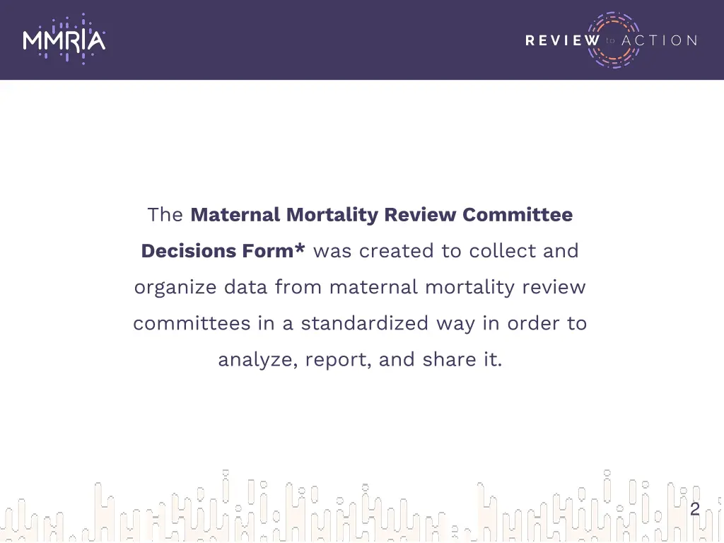 the maternal mortality review committee