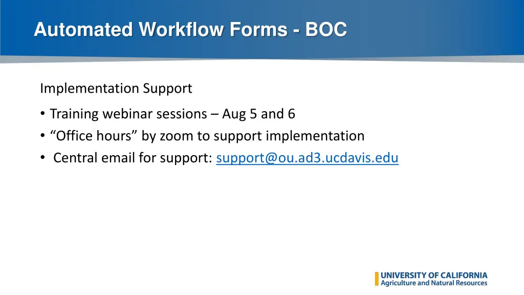 automated workflow forms boc 1