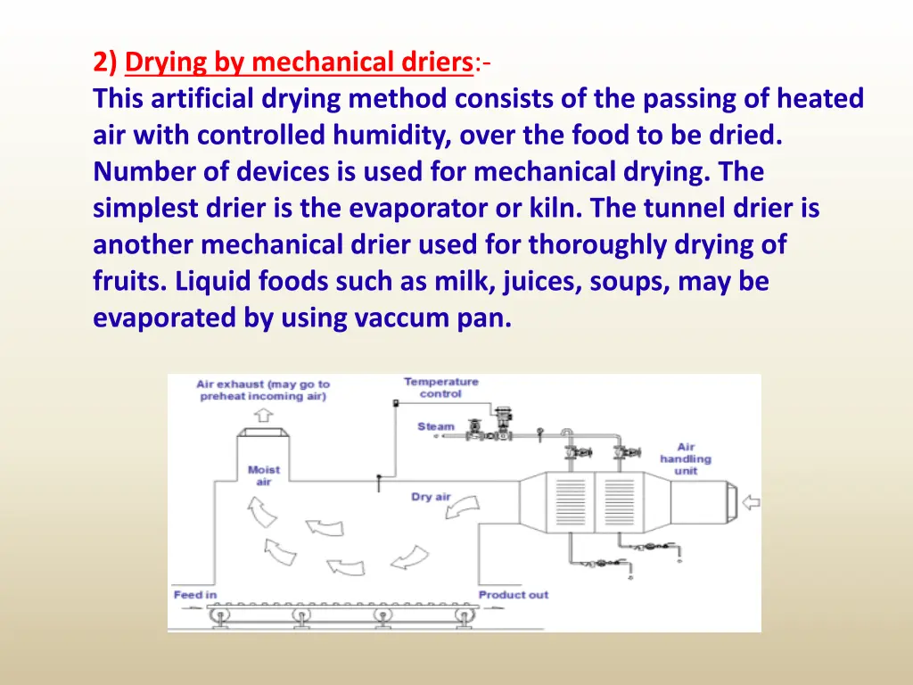 2 drying by mechanical driers this artificial