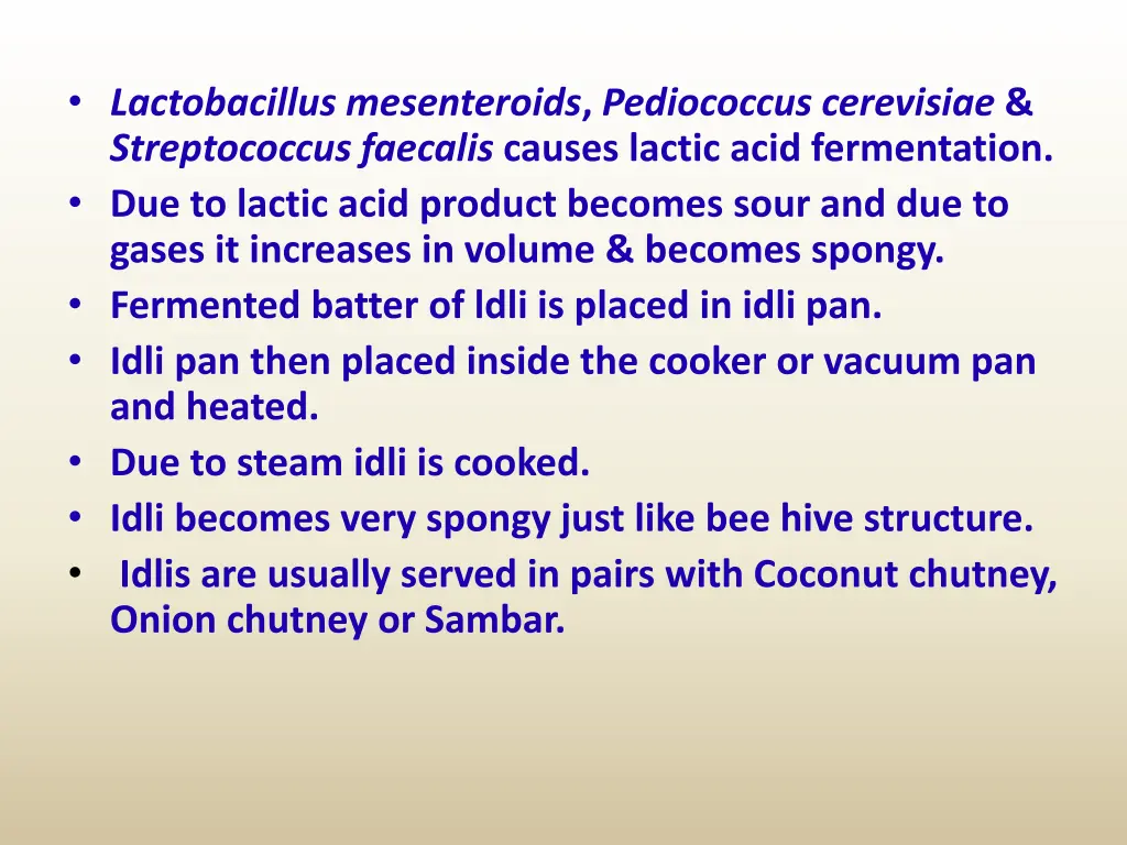 lactobacillus mesenteroids pediococcus cerevisiae