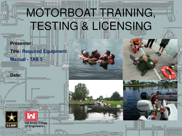 motorboat training testing licensing