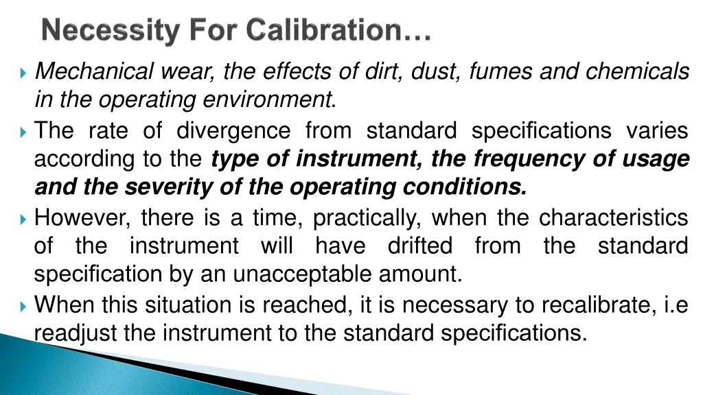 mechanical wear the effects of dirt dust fumes