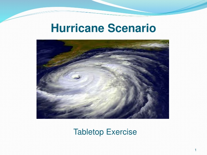 hurricane scenario