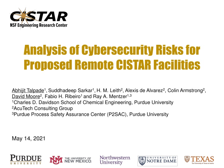 analysis of cybersecurity risks for proposed