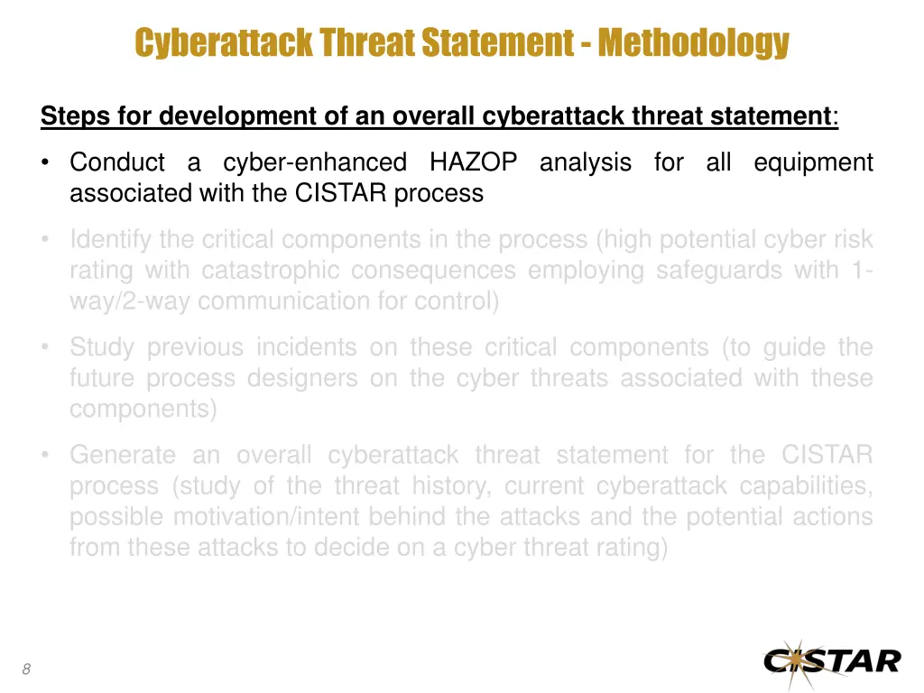 cyberattack threat statement methodology 1