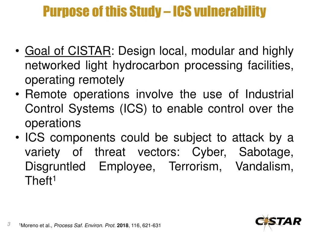 purpose of this study ics vulnerability