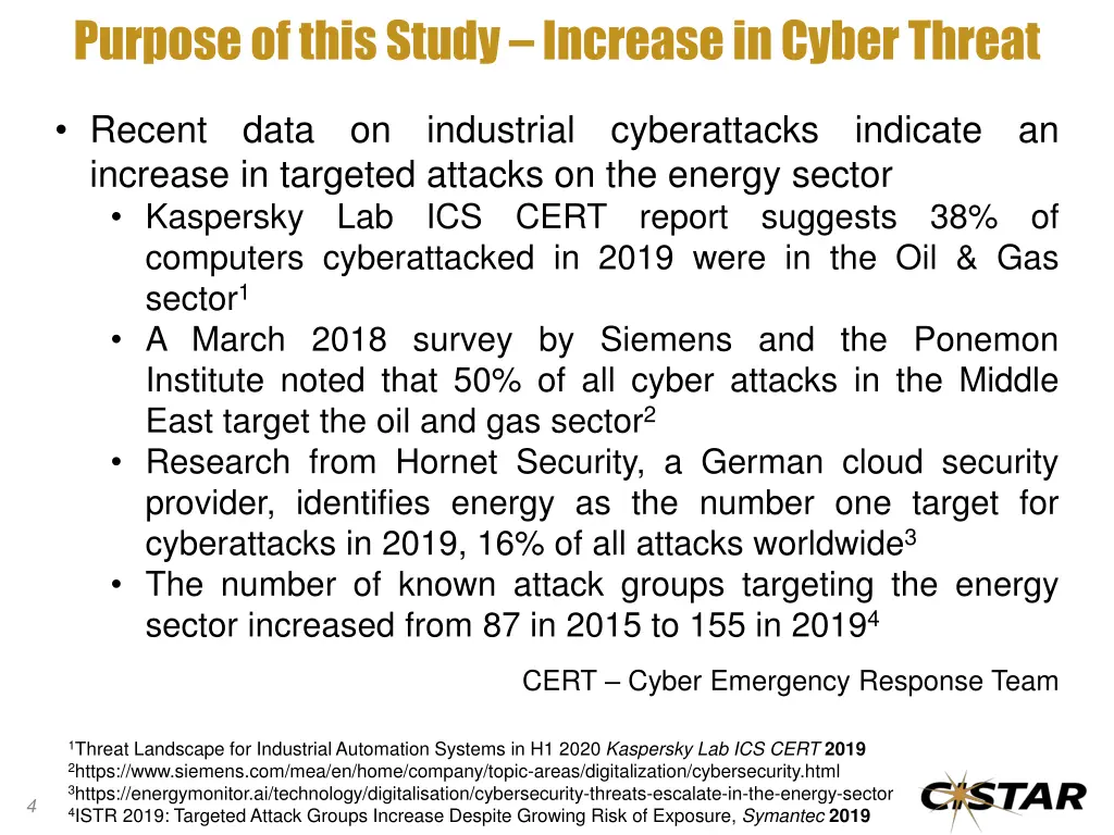 purpose of this study increase in cyber threat