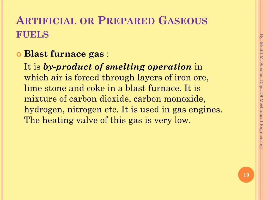 a rtificial or p repared g aseous fuels 2