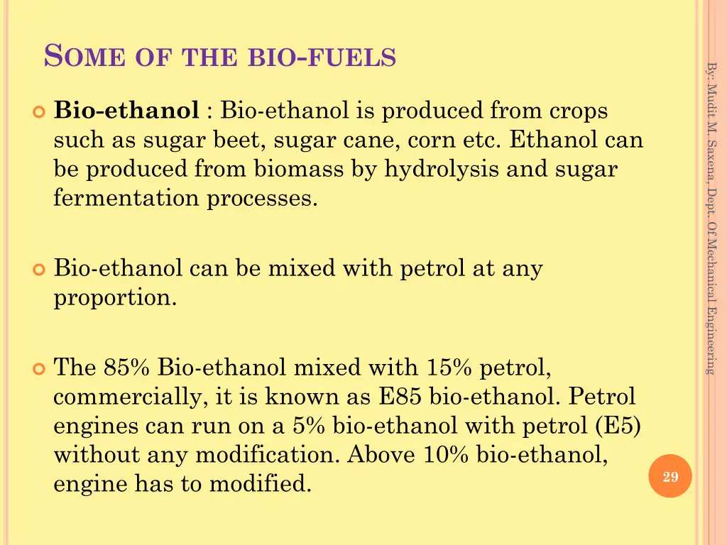 s ome of the bio fuels 1