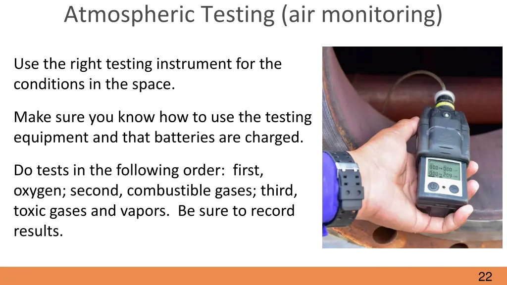 atmospheric testing air monitoring