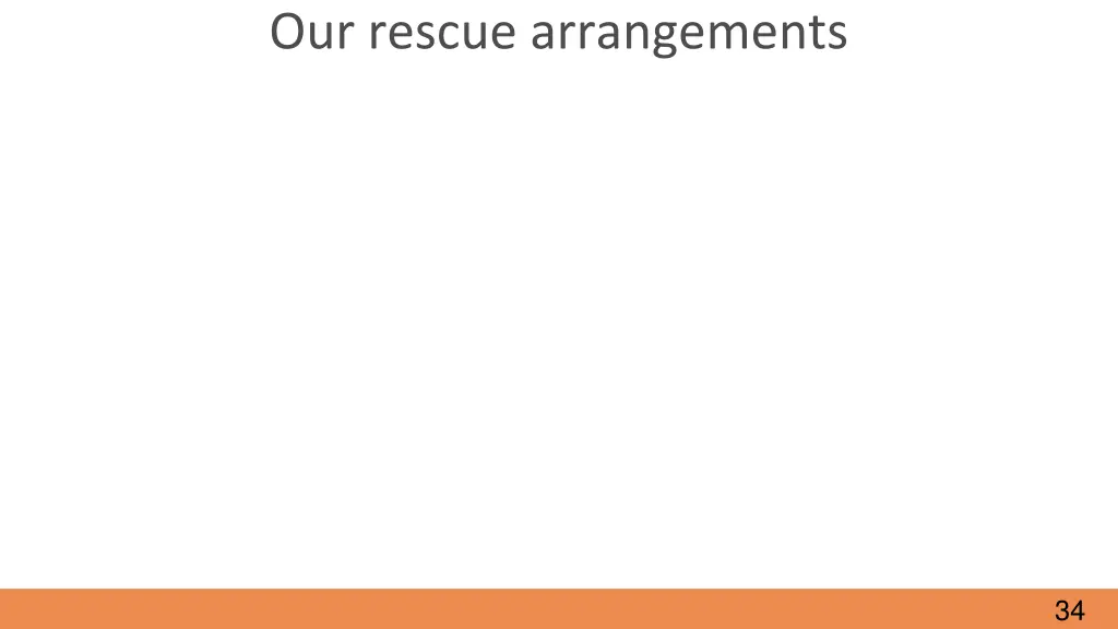 our rescue arrangements