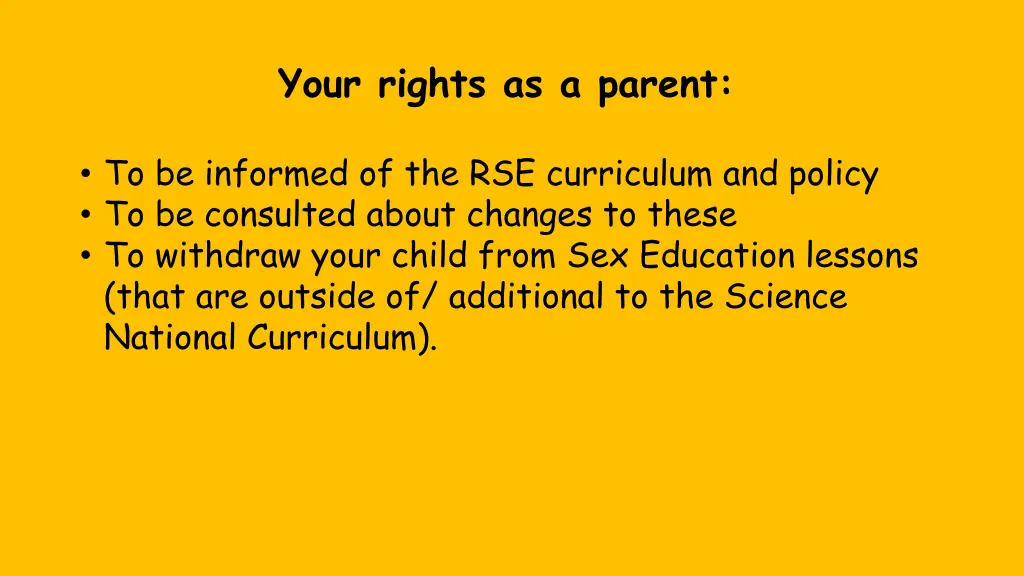 your rights as a parent