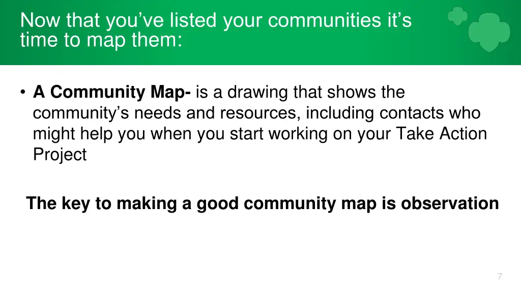 now that you ve listed your communities it s time