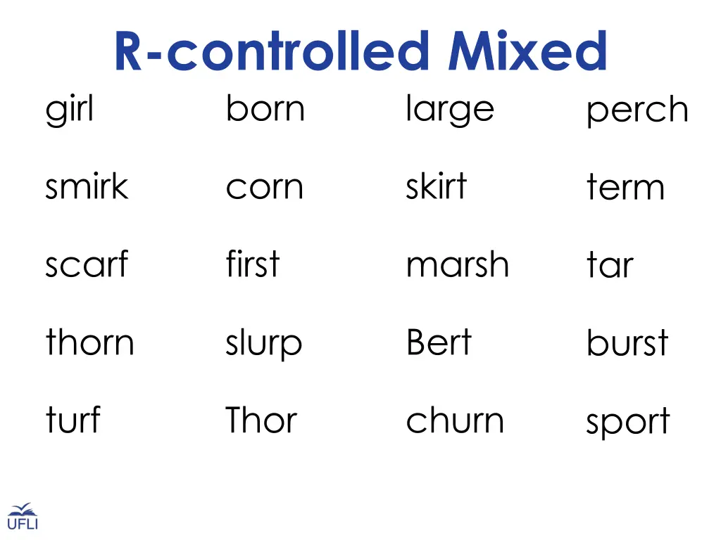 r controlled mixed born