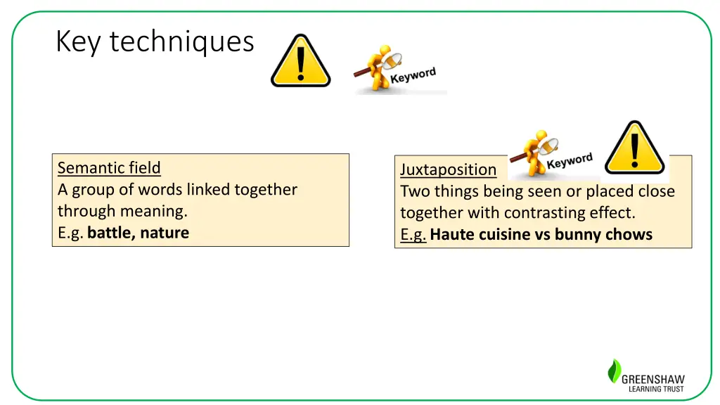 key techniques