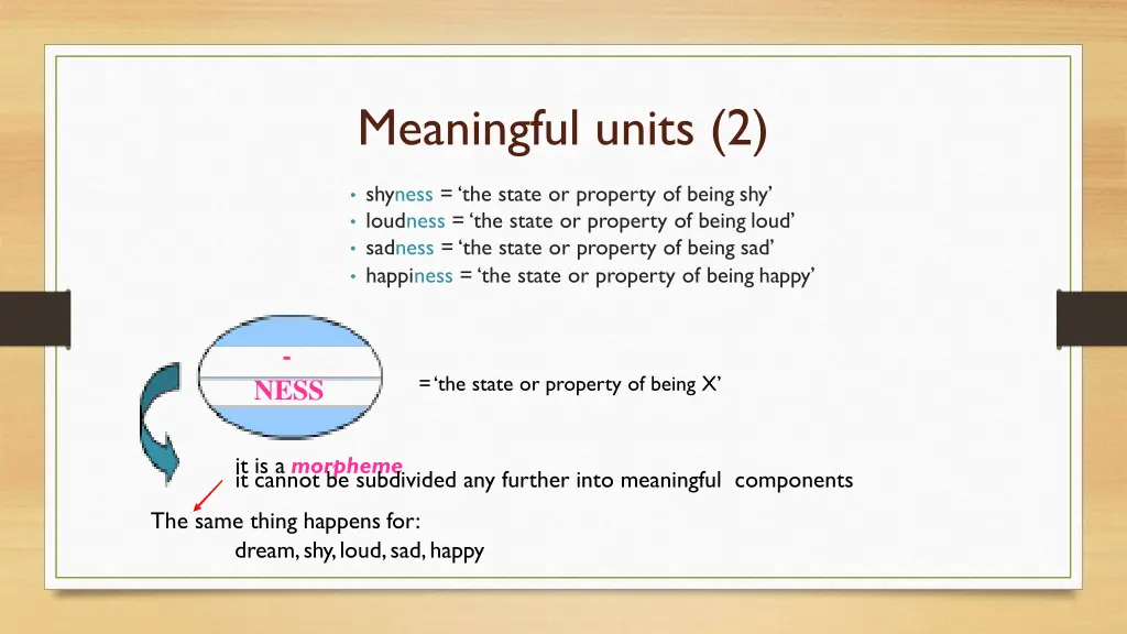 meaningful units 2