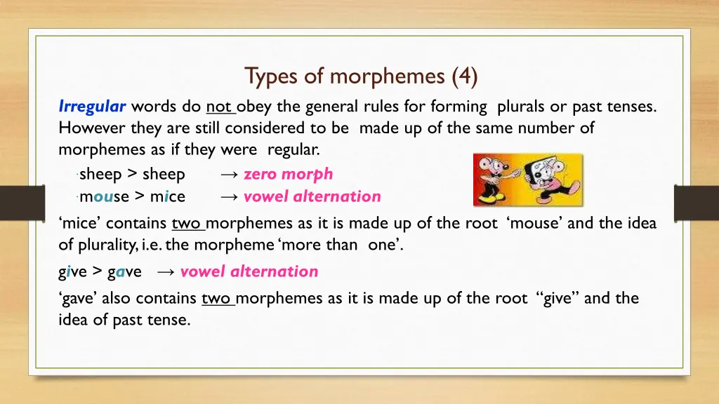 types of morphemes 4