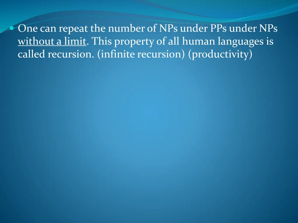 one can repeat the number of nps under pps under