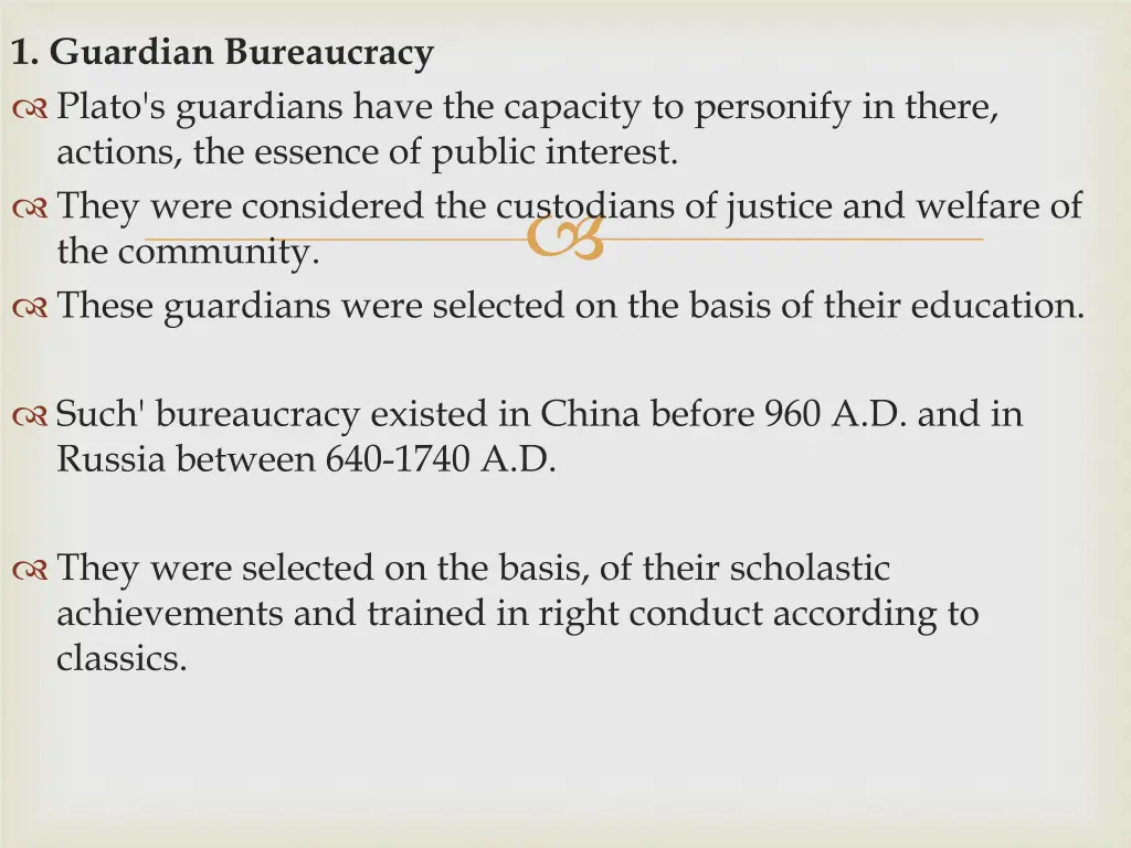 1 guardian bureaucracy plato s guardians have