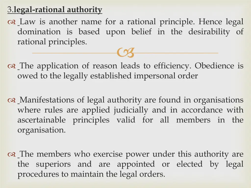 3 legal rational authority law is another name