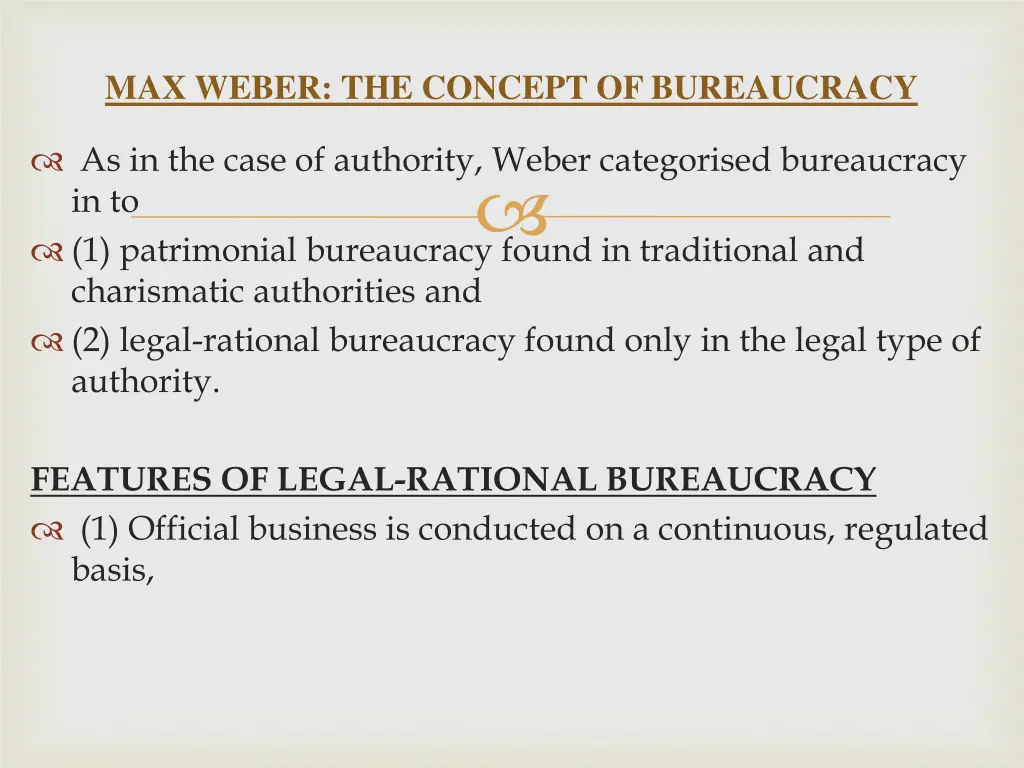 max weber the concept of bureaucracy