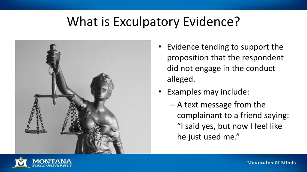 what is exculpatory evidence