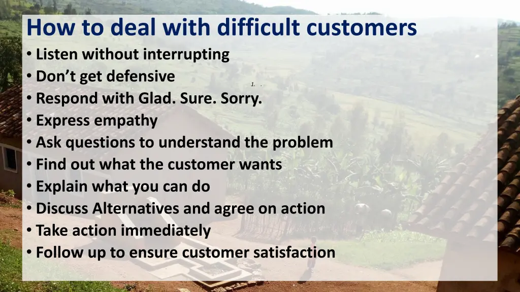 how to deal with difficult customers listen