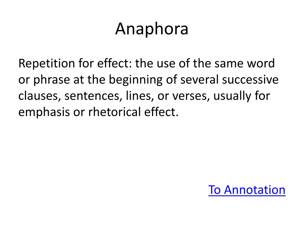 anaphora