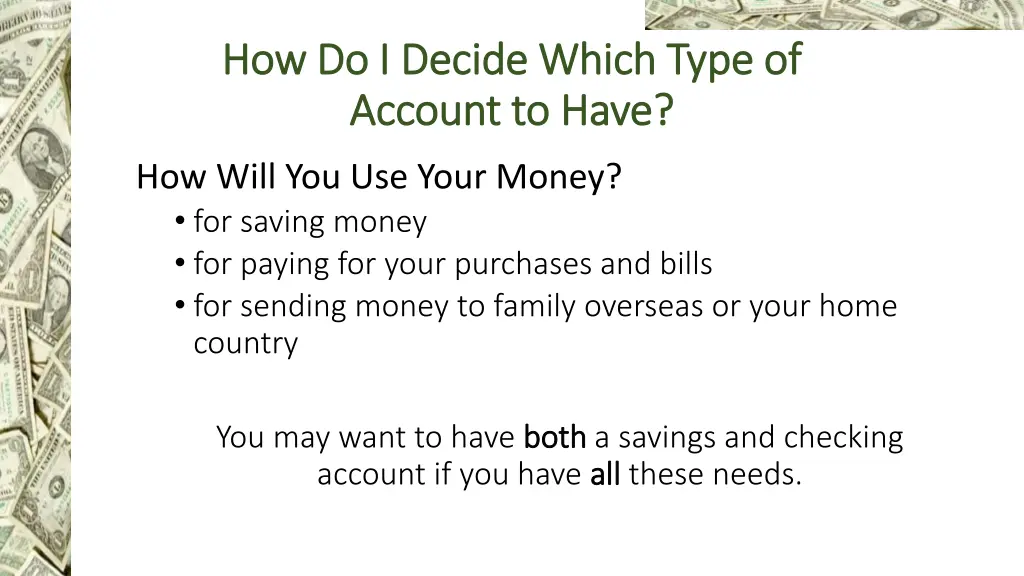 how do i decide which type of how do i decide