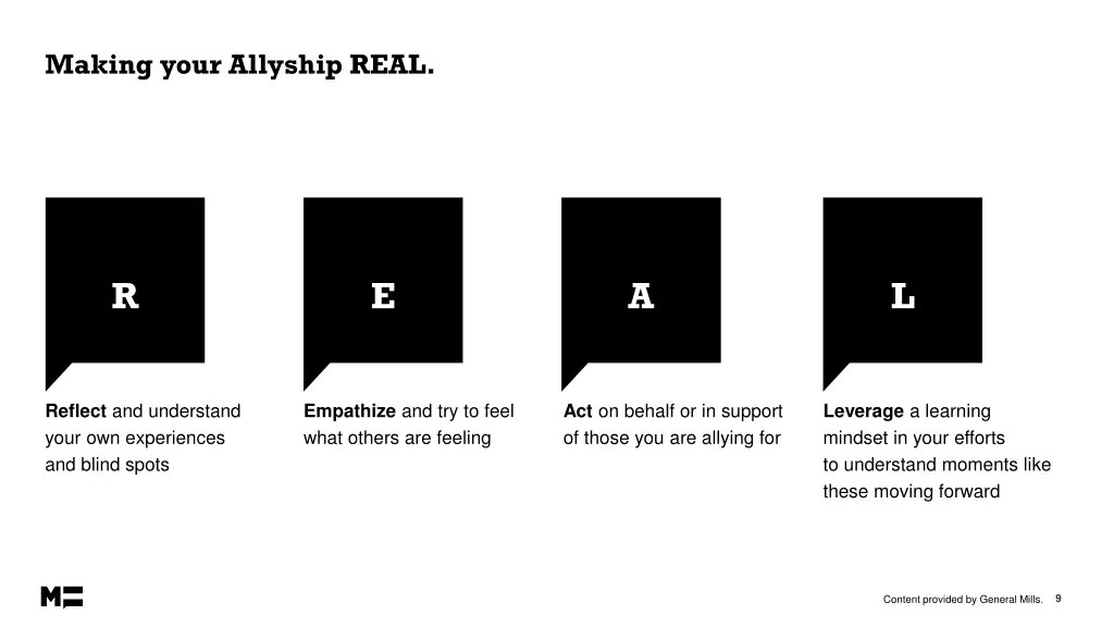 making your allyship real