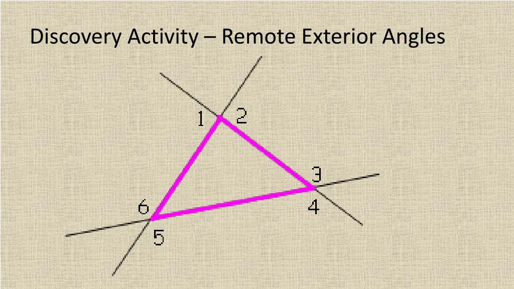 discovery activity remote exterior angles