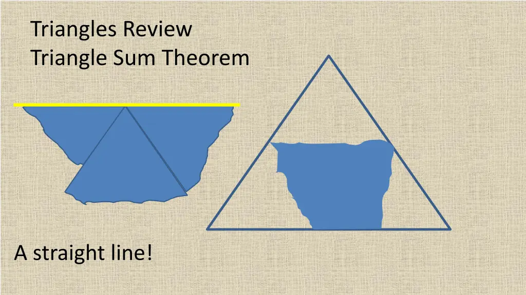 triangles review triangle sum theorem 3