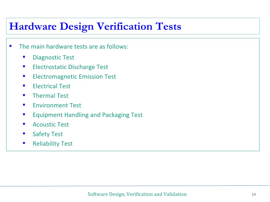 hardware design verification tests 1