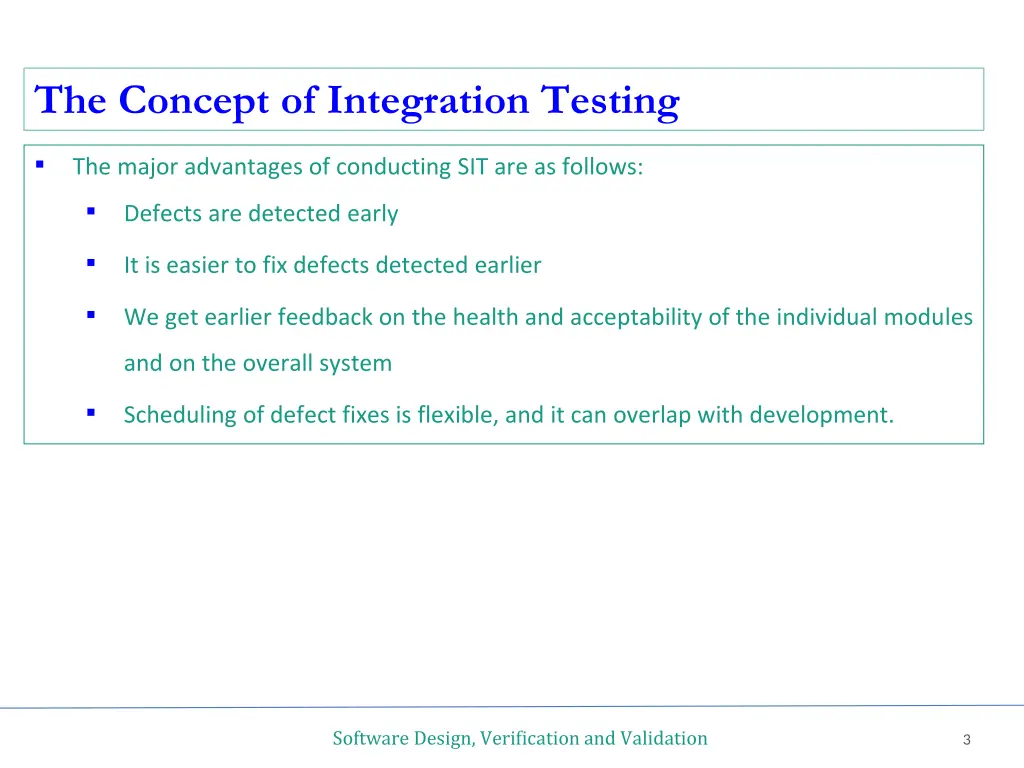 the concept of integration testing 1