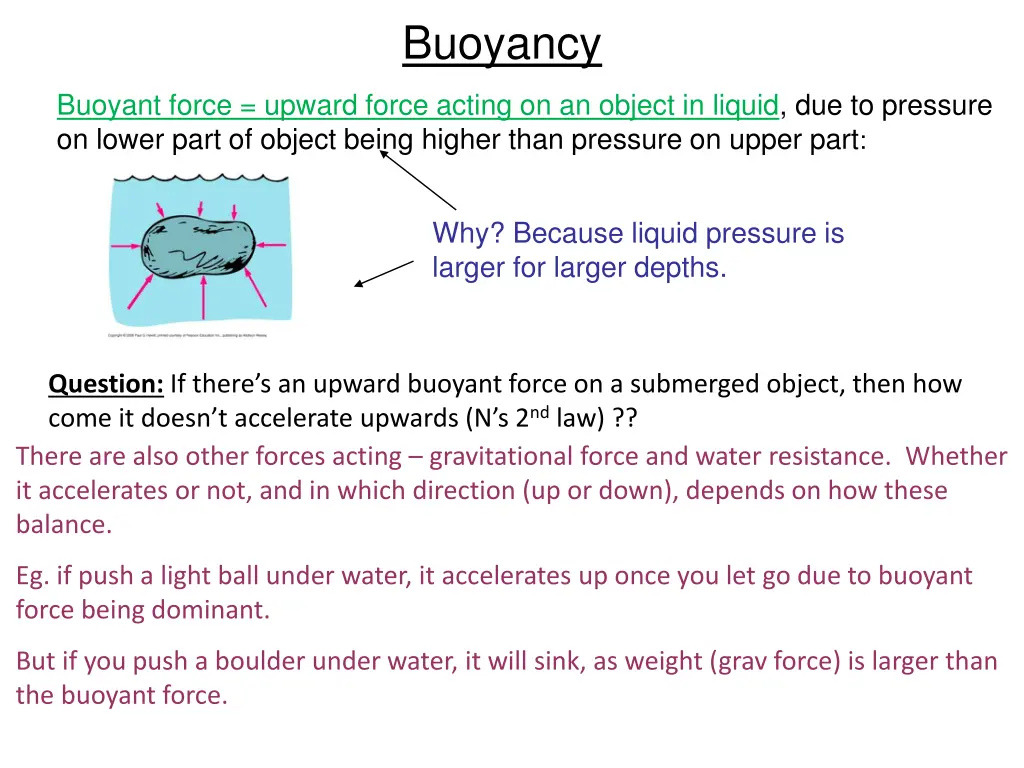 buoyancy