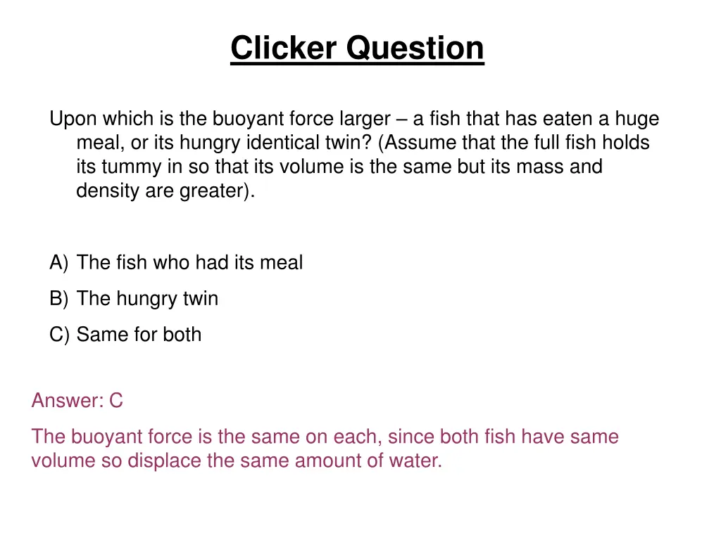 clicker question 2