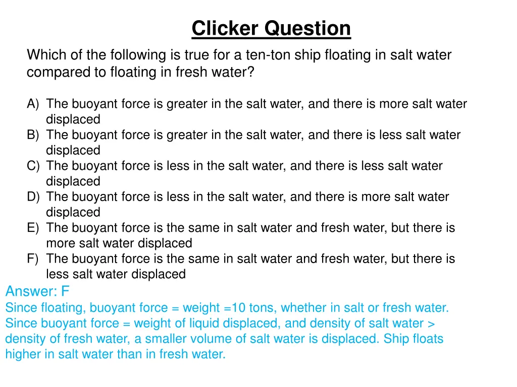 clicker question 4