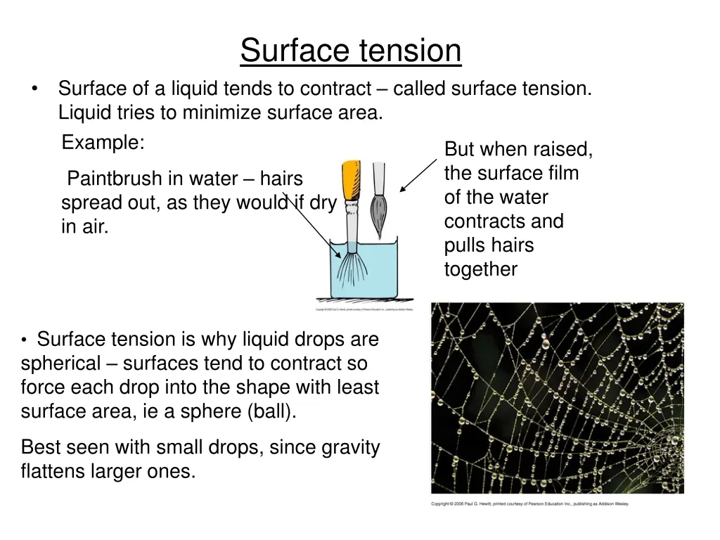 surface tension