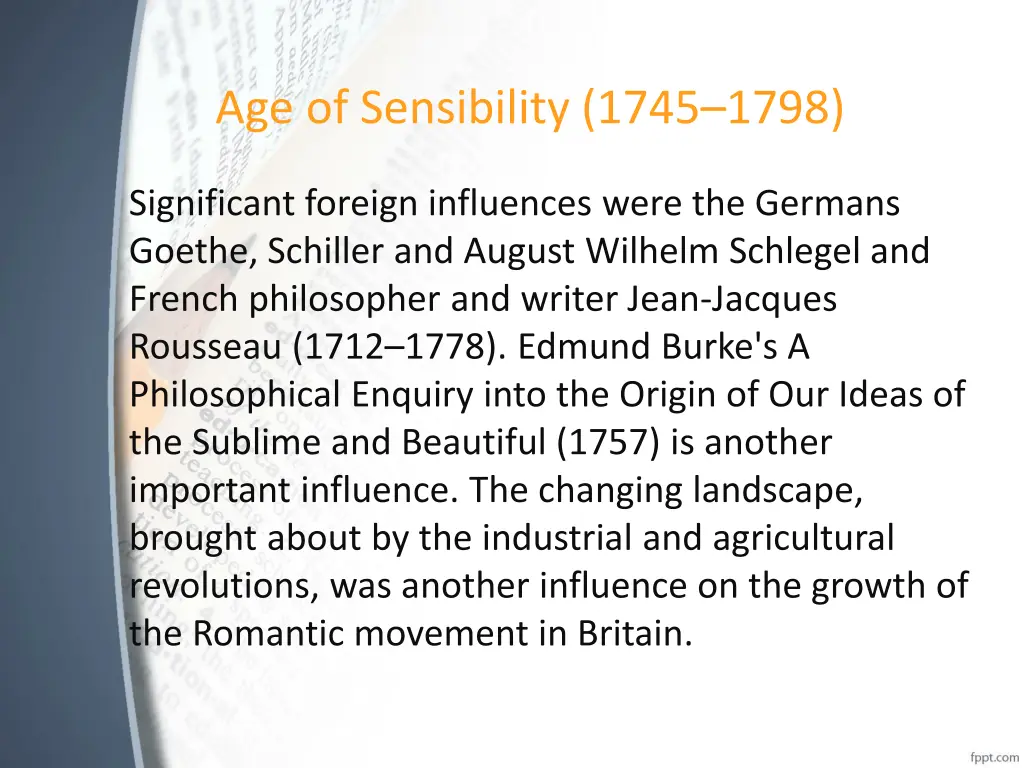 age of sensibility 1745 1798 5