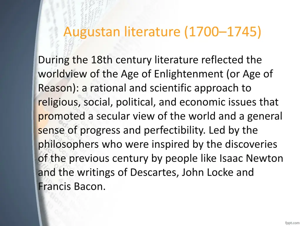 augustan literature 1700 1745