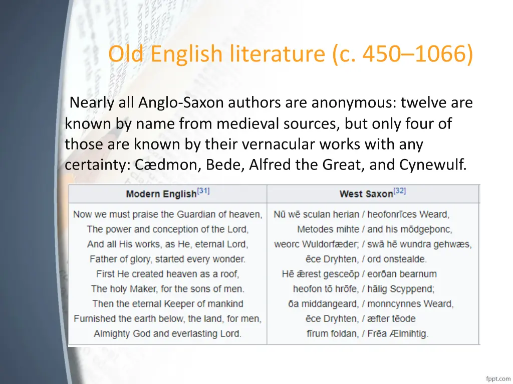 old english literature c 450 1066 3