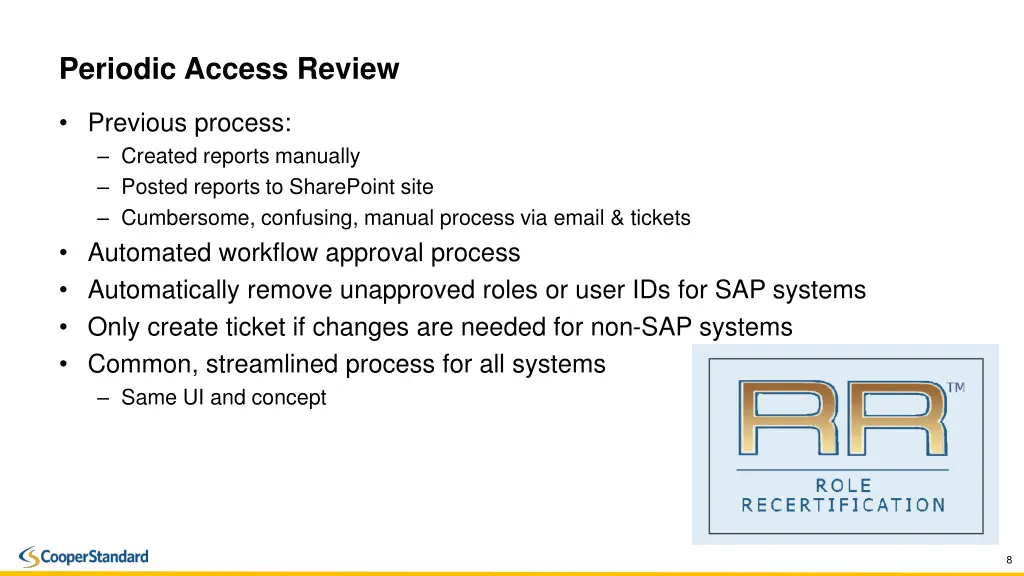 periodic access review