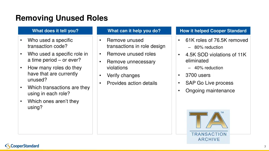 removing unused roles