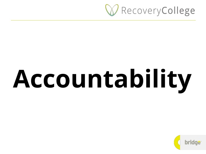 accountability