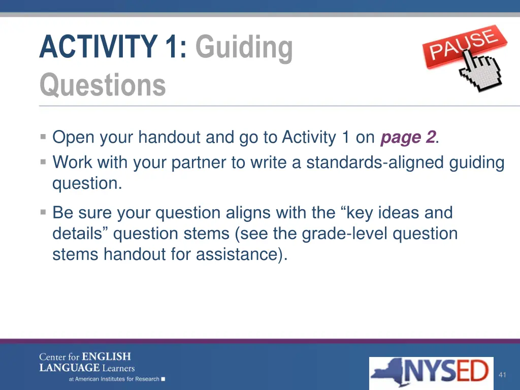 activity 1 guiding questions